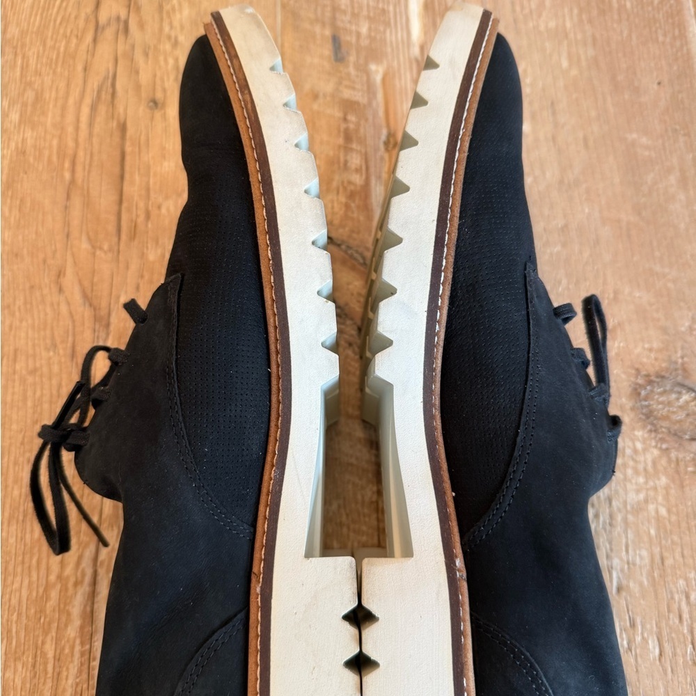 Ecco Modern Tailored Women’s Black Suede Casual Shoes 39 8.5 - Picture 8 of 11